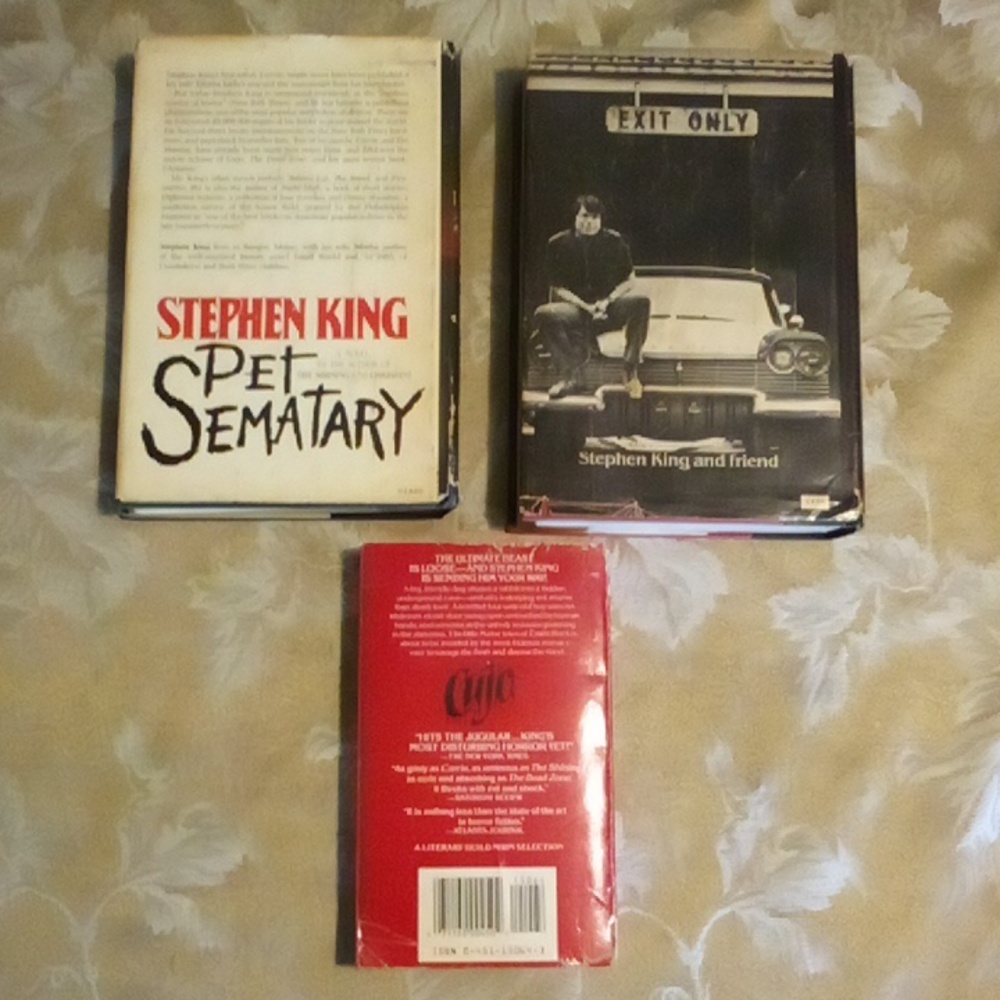 Stephen King Christine & Pet Sematary 1983, hardcopy 2nd Ed dust jackets + Cujo - Picture 3 of 7